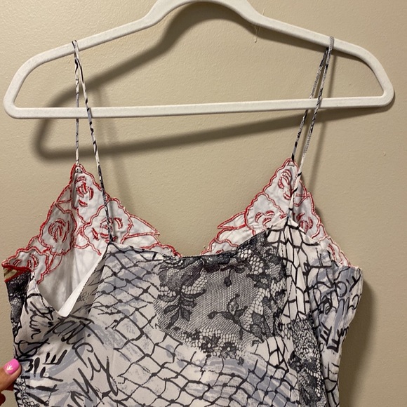 NWT Rene Derby Printed Mid Length Dress - Picture 11 of 13